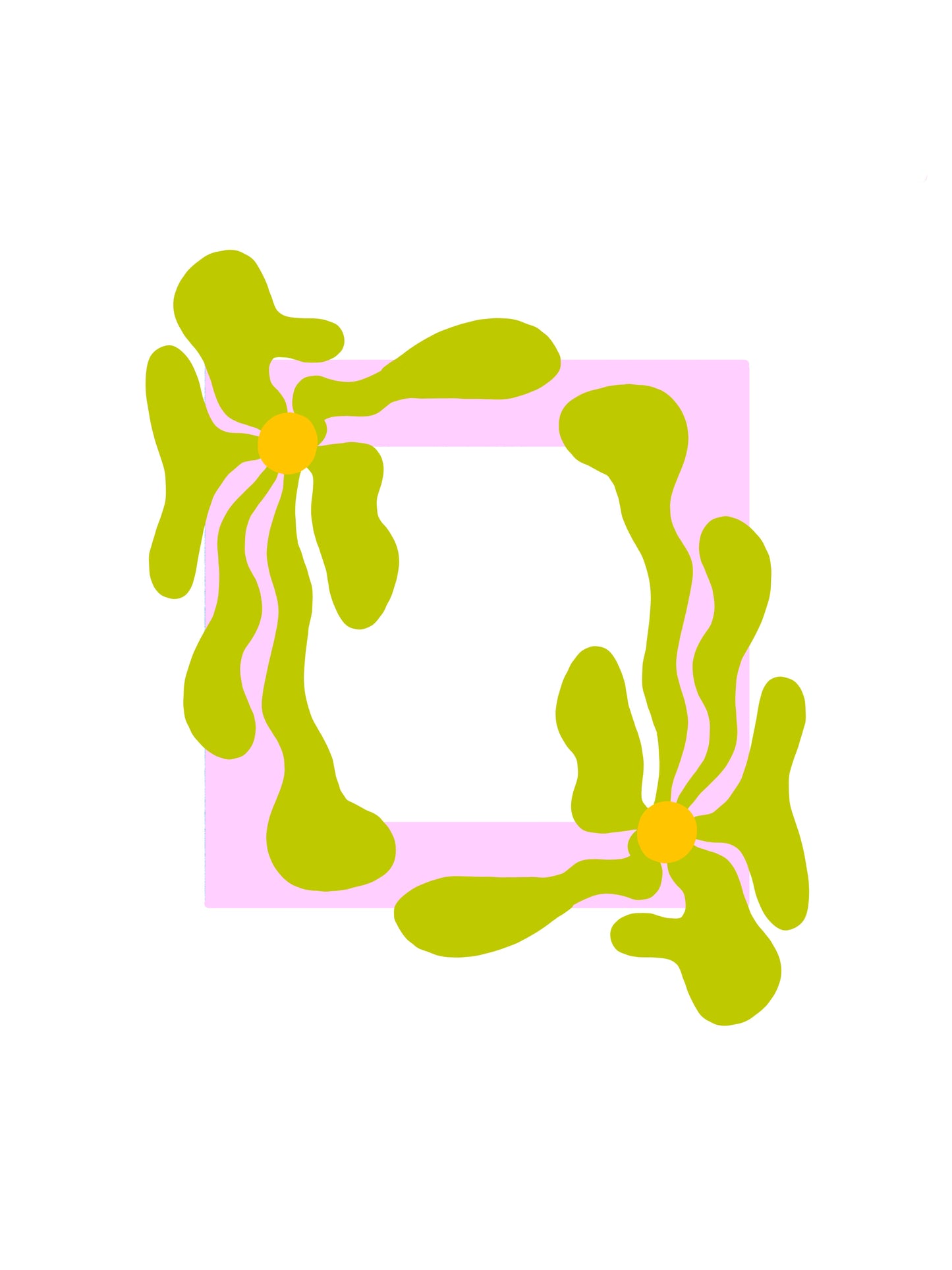 Miroir - Fleurs